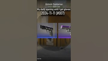 My daily CS2 case unboxing until I get gloves #007