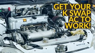 Getting the Air Conditioning to Work in a K Swapped DC2 Integra