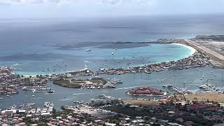 View from the Dutchman zipline, at Rainforest Adventures St Maarten