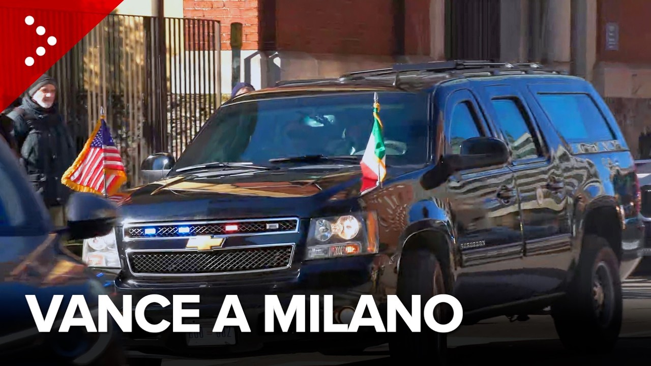 Olimpiadi, il vicepresidente Vance arriva arriva a Milano: il corteo di auto da Malpensa