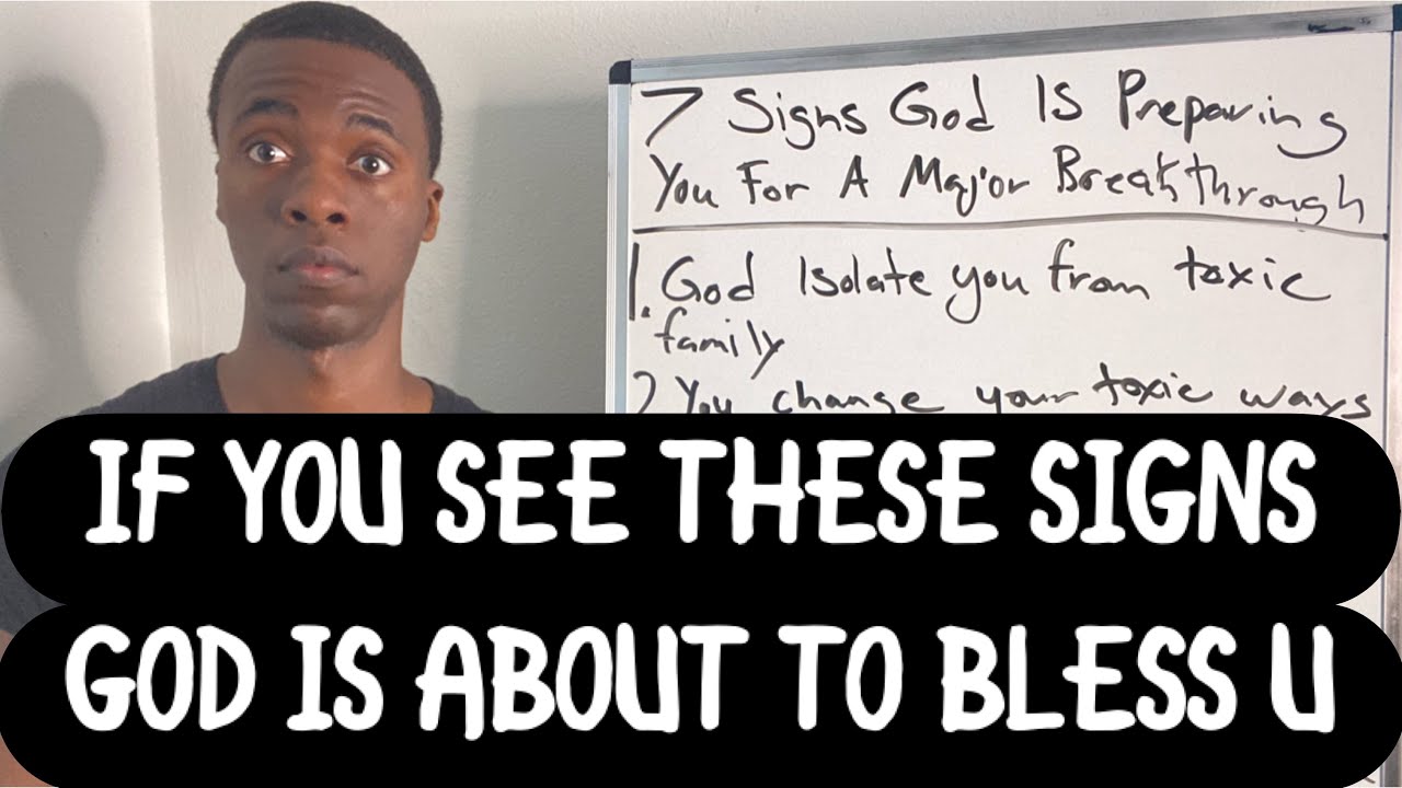 7 SIGNS GOD IS PREPARING YOU FOR A MAJOR BREAKTHROUGH - YouTube