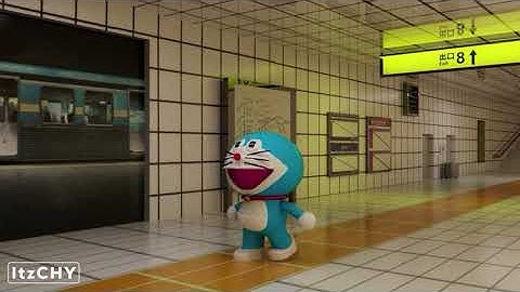 Doraemon 3D Modelling & Animation