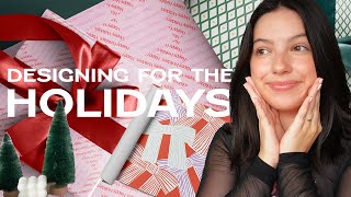 Designing Holiday Gift Wrapping Paper 