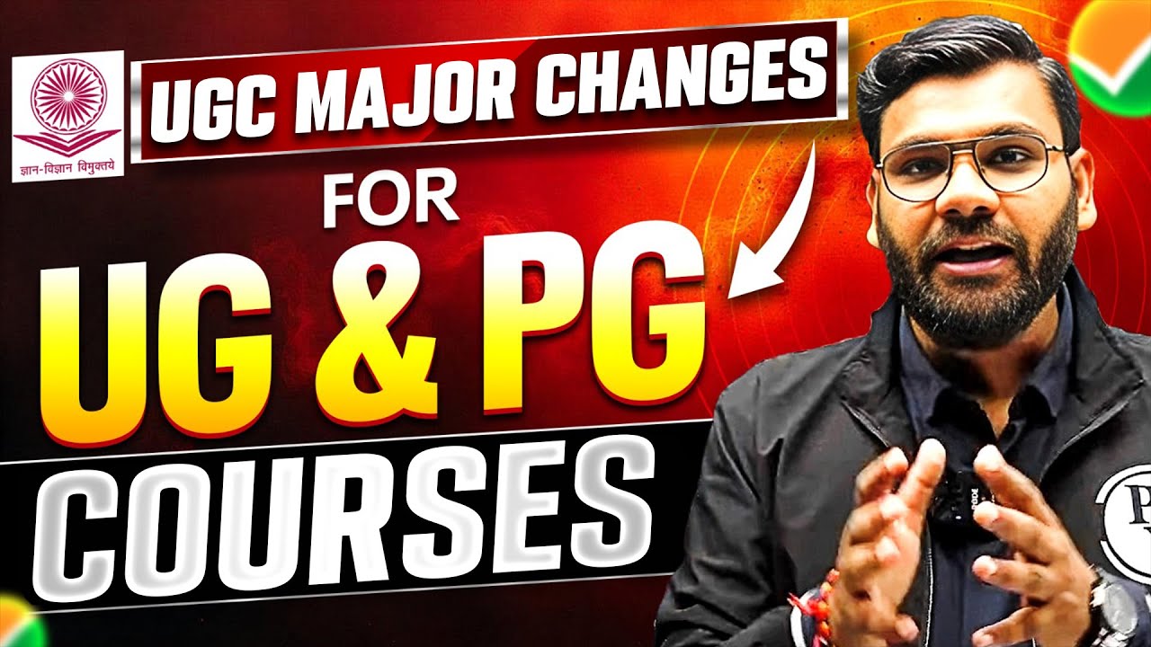 UGC Announces Major Changes for UG & PG Courses🤔 | CUET Most Important ...