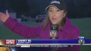 Gina Esposito reports on water rescue in Rowan County