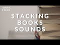 Stacking books sound effect  book pile foley sounds free download