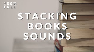Stacking Books Sound Effect | Book Pile Foley Sounds [Free Download]