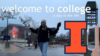 A Day of A Student at the University of Illinois