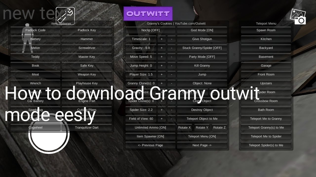 granny outwitt mod apk download