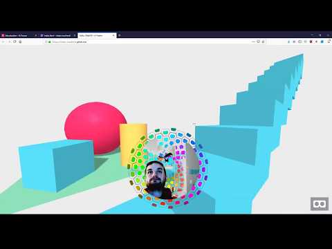 Create Entities Programmatically in A-frame WebVR using a for loop