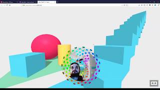 Create Entities Programmatically in A-frame WebVR using a for loop
