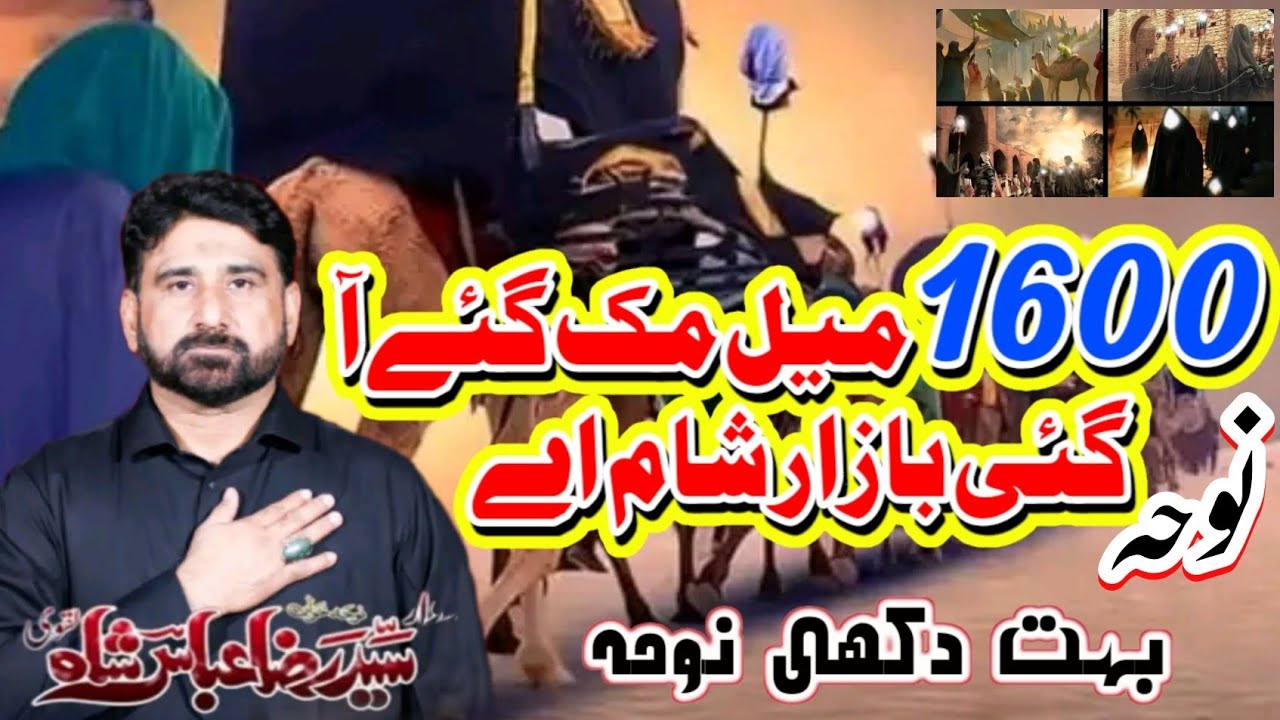 #Noha Sola Soo Meel Muk Gye / So sad  Noha😪 / Recited by ; Syed Raza Abbas Shah (sindh)