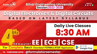 Day-06 Digital Electronics & Digital Electronics | EE | ECE | CSE | Bihar Engineering University