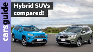 Toyota RAV4 hybrid vs Subaru Forester hybrid 2020 comparison review