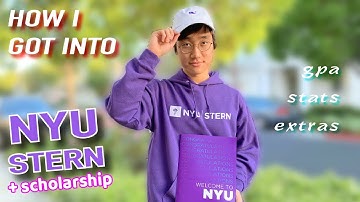 How I got into NYU STERN with FULL SCHOLARSHIP! (gpa/sat/aps/activities + advice & tips)