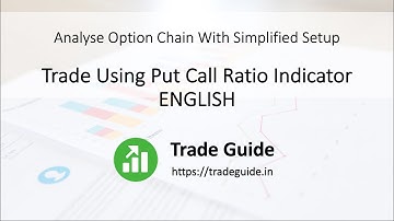 Trade Using Put Call Ratio Indicator | Tutorial | ENGLISH | TradeGuide