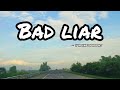 Imagine dragons - Bad Liar (Lyrics)