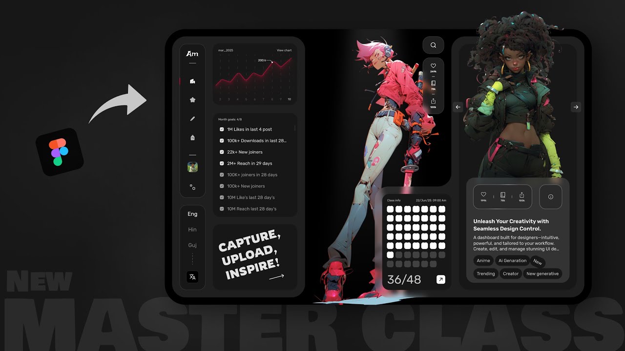 Anime Website UI Design: Figma UI UX Tutorial For Beginner - YouTube