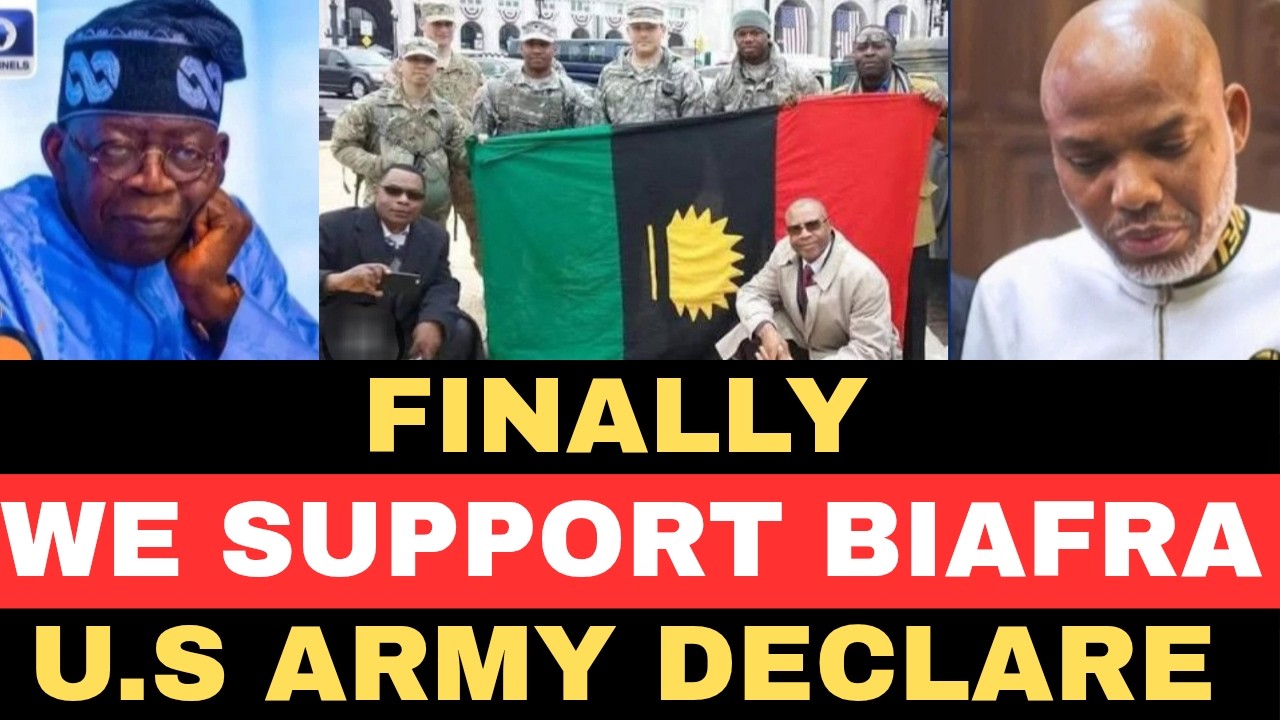 U.S Military decare support for Biafra and Nnamdi Kanu (SHOCKING)
