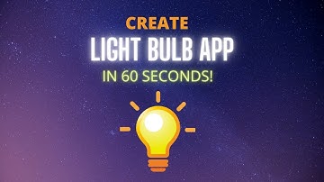 Create Light Bulb Mobile App || MIT App Inventor || By Krishna Raghavendran