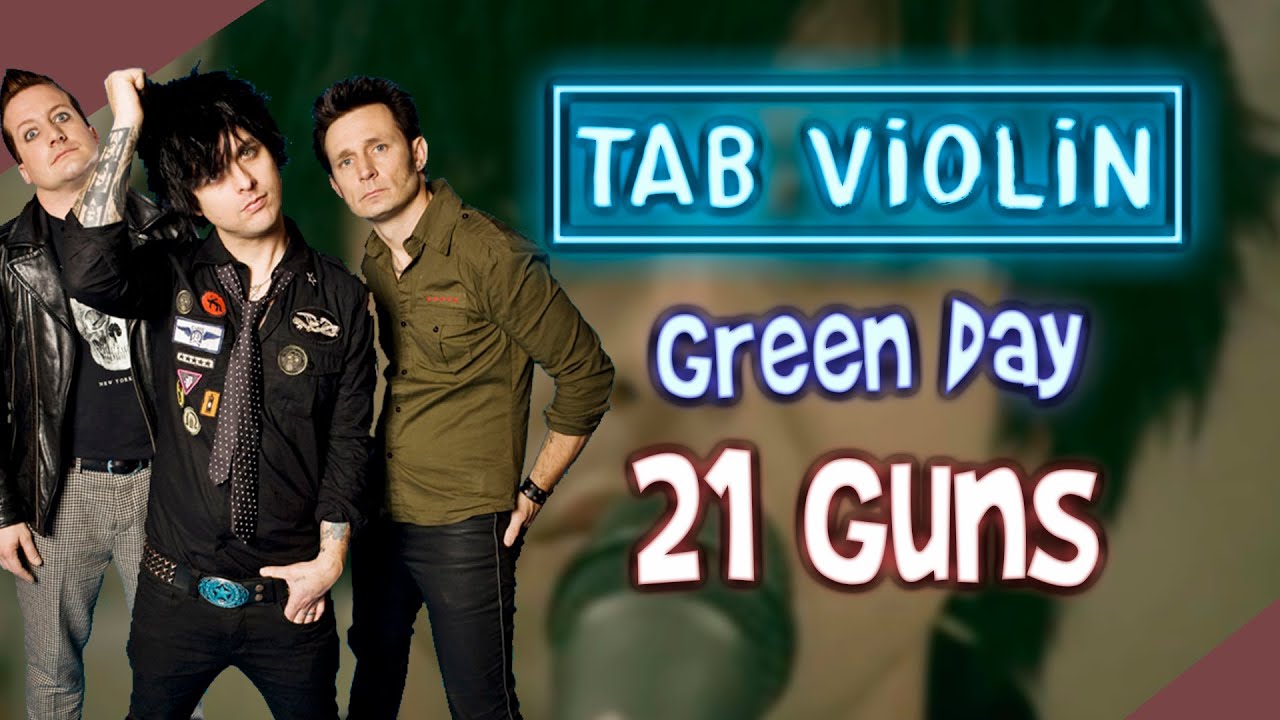 Green Day - 21 Guns Violín TUTORIALS and TABS / How to play VIOLÍN