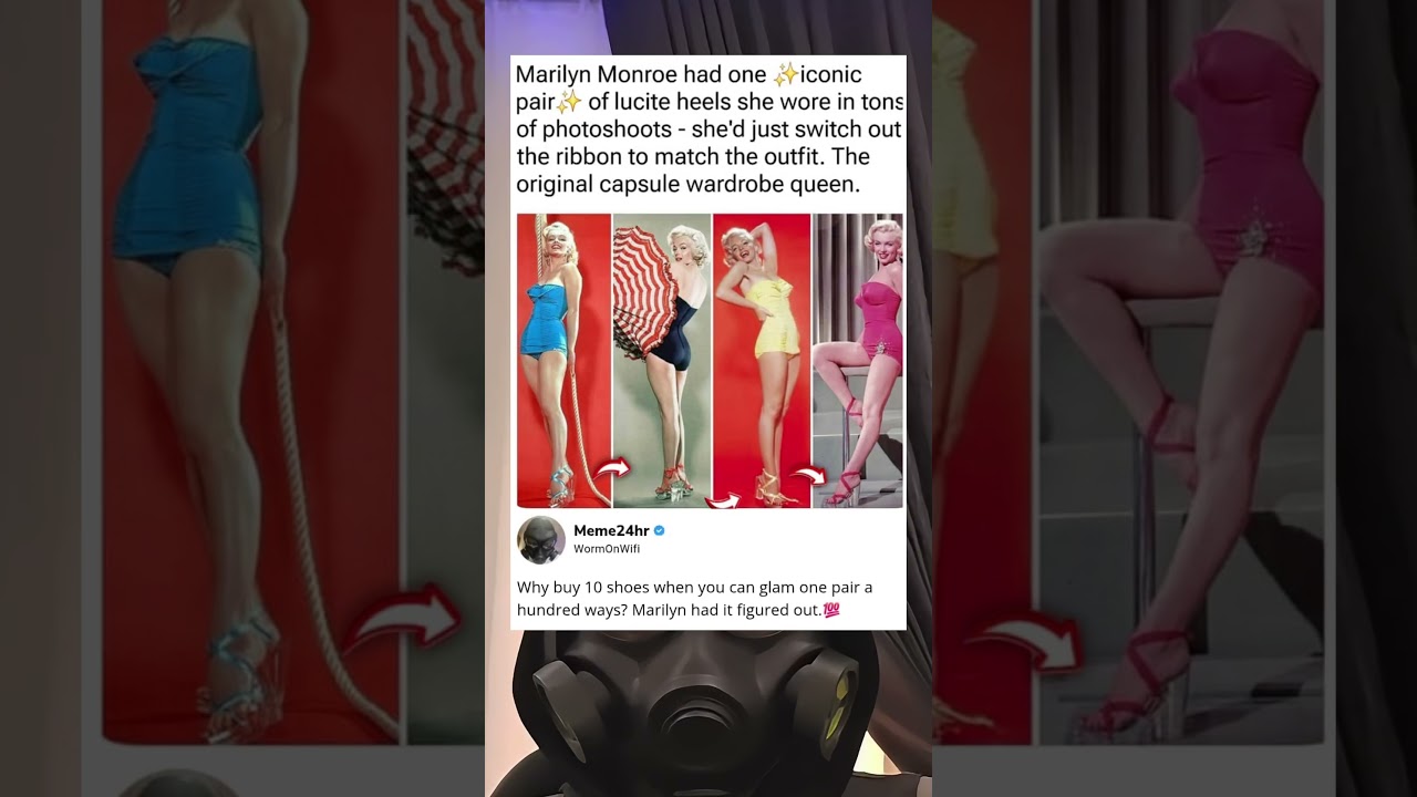 Marilyn Monroe had one iconic pair of lucite heels.