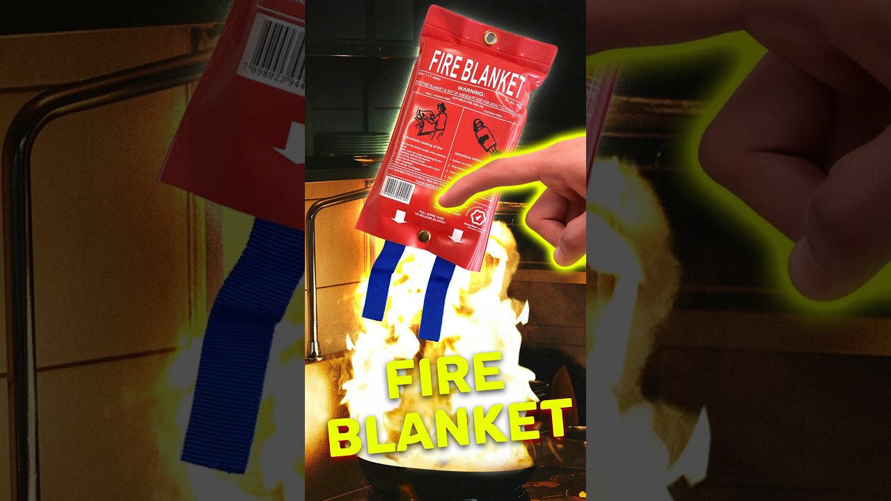 How to Use a Fire Blanket in Seconds 🧯