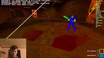Making an Expert CTF Move on Cacophony As2m7 Quake 2 RailwarZ
