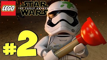LEGO STAR WARS The Force Awakens Gameplay Walkthrough Part 2 - Assault on Jakku.