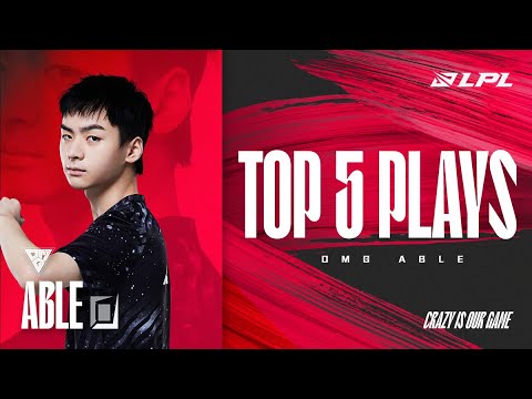 LPL Top 5 Plays | OMG Able - Willing and Able | 2022 Summer Split Week 3