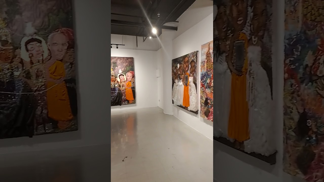 Contemporary Thai Textile Artist solo 2023, shown Saatchi London 2022