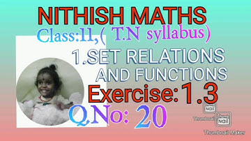 Class:11, Exercise 1.3, Q.No:20, f(x)=3x--4, find inverse and verify symmetrical property about y=x