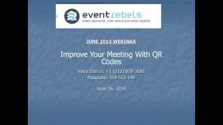 WEBINAR  Improve Your Meeting With QR Codes