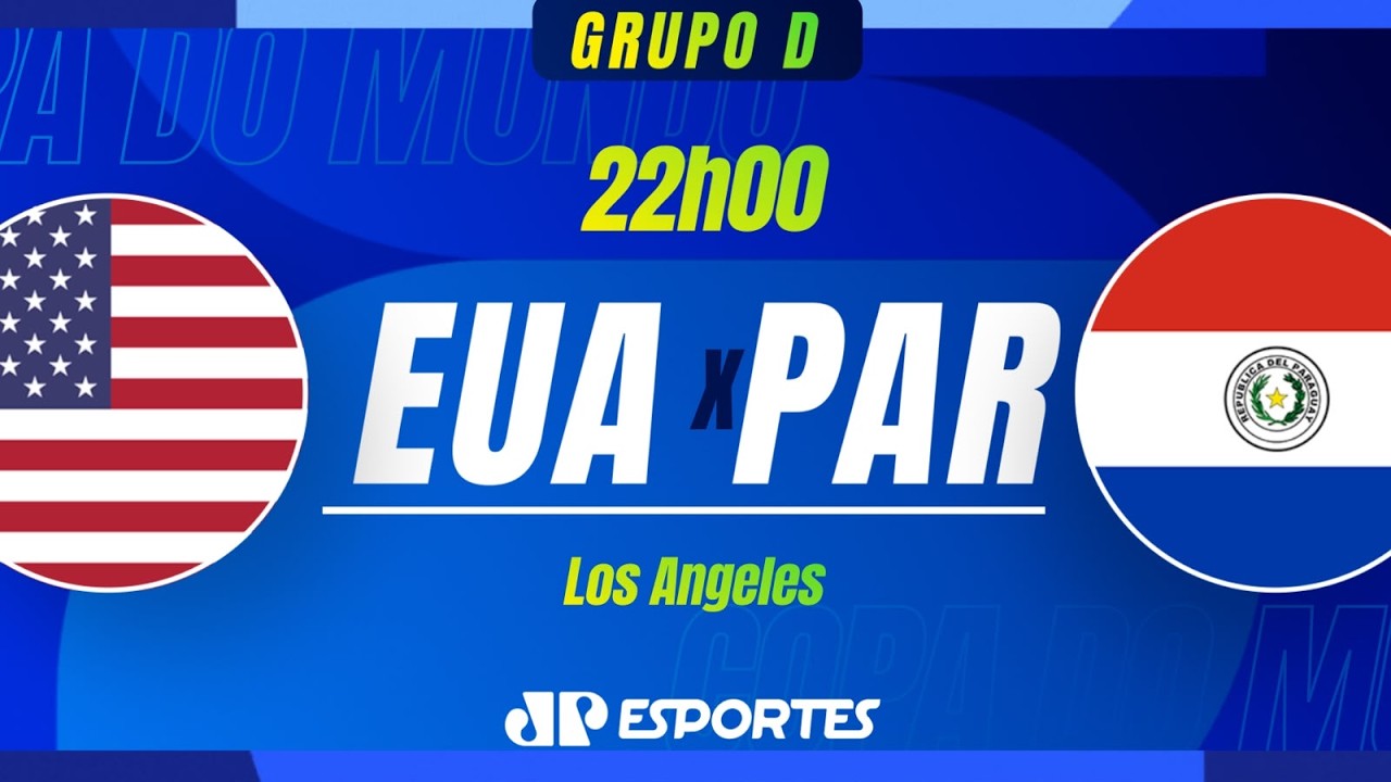EUA x Paraguai - AO VIVO - 12/06/2026 - Copa do Mundo