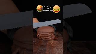 Hamburger or Giant gummy?