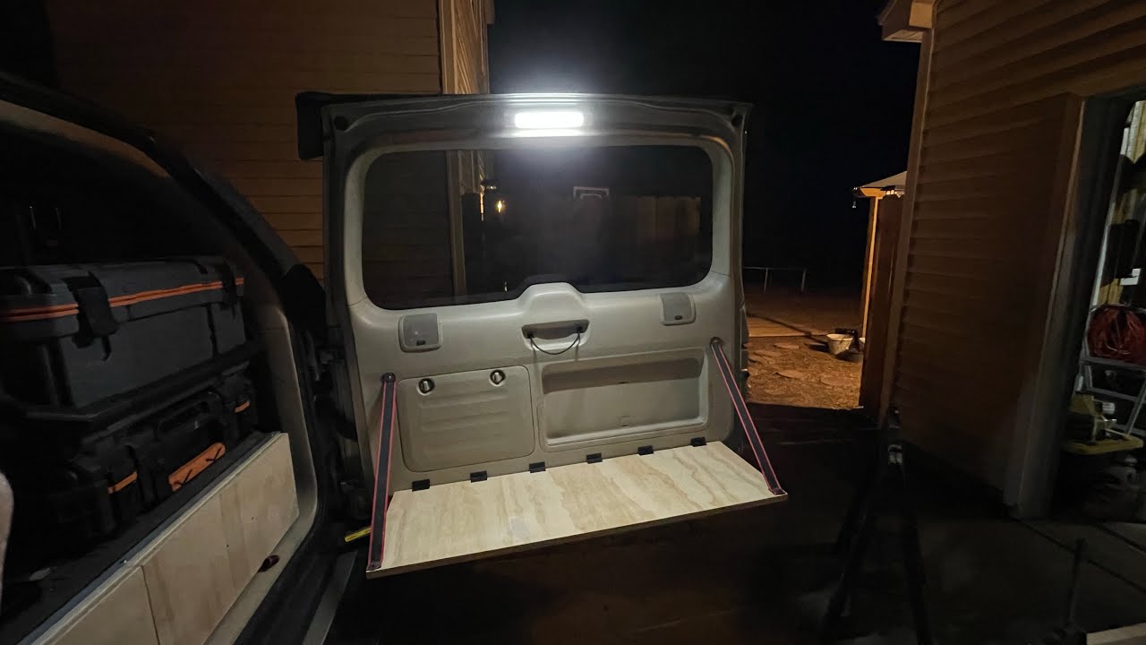 GX470 overland drawer system and fold down table YouTube