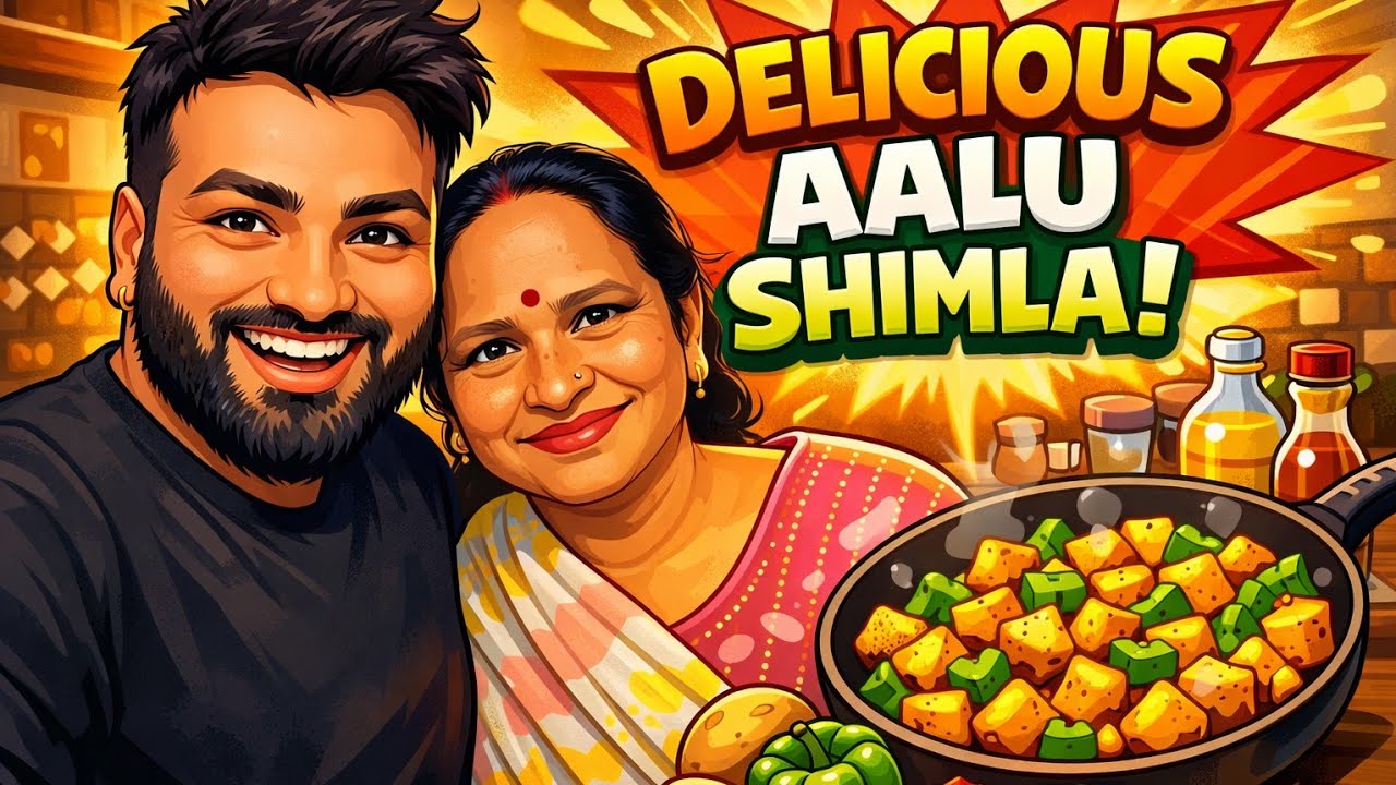 Aashish Goley is live | Aalu shimla recipe