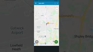 Demo showing foreground and background location permissions usage in OnRails Android app.