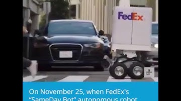 FedEx Unveils Autonomous Delivery Robot