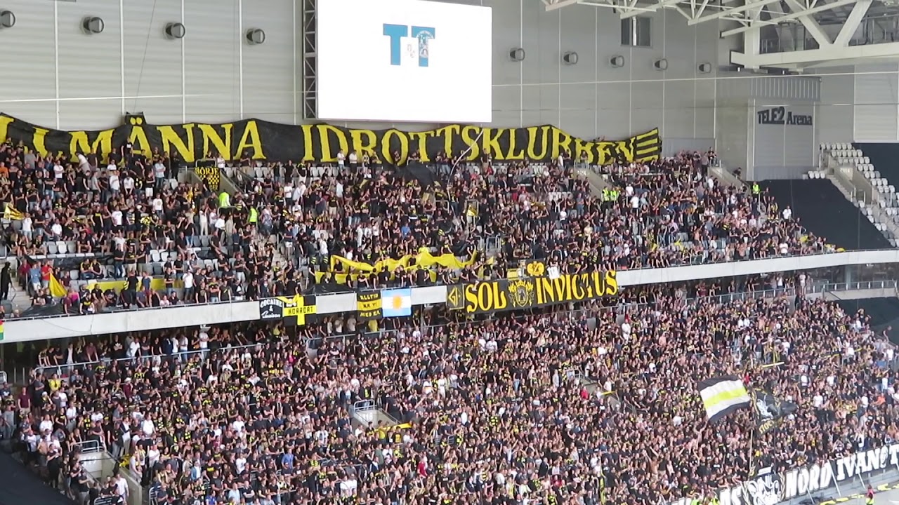 Hets & sång inför Hammarby - AIK 2018