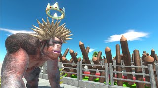 Angry King Kong Battle for the Kingdom - Animal Revolt Battle Simulator screenshot 4