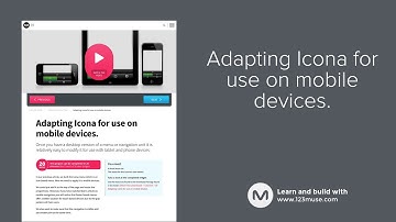 Icona Menu - Dark. For Adobe Muse, from http://www.123muse.com