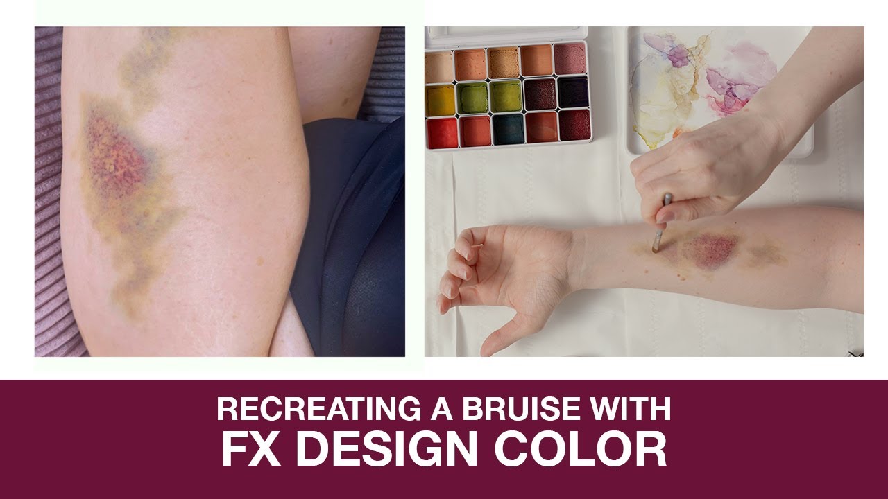How To Recreate A Realistic Bruise With FX Design Color