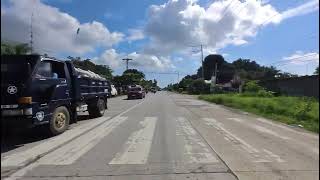 Driving along Aurora Extension Digos City