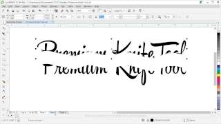 Premium Knife Tool in CorelDRAW Graphics Suite X7 Update 3