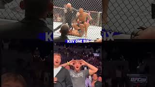 #MrBeast & #LoganPaul Live Reaction On Dustin Poirier Knockout Benoît Saint Denis at #UFC299