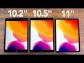 iPad 2019 10.2" vs iPad Air 10.5" vs iPad Pro 11" (Deutsch)