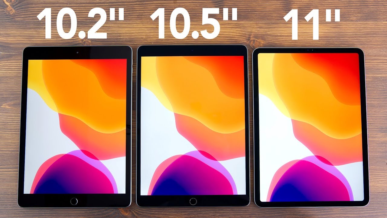 iPad 2019 10.2" vs iPad Air 10.5" vs iPad Pro 11" (Deutsch) - YouTube