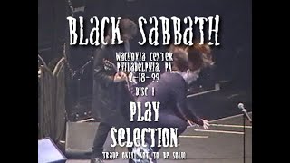 BLACK SABBATH (1999.02.18) Philadelphia, PA @Wachovia Center