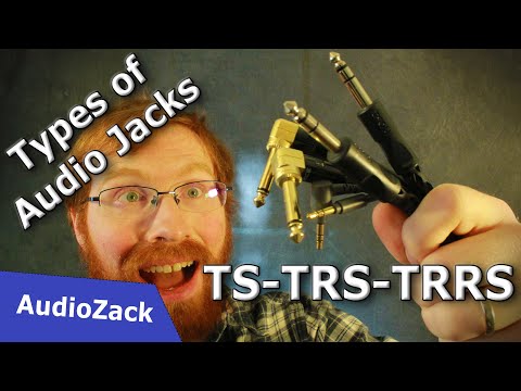 1/4" and 3.5 mm - Types of Audio Jacks - Understanding TS, TRS, and TRRS Connections